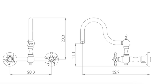 Julia Mezclador Pared Exterior
