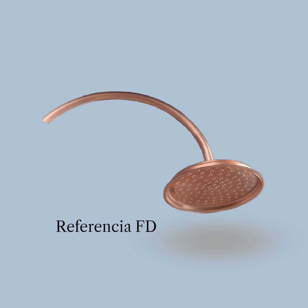 Regadera en bronce o cobre