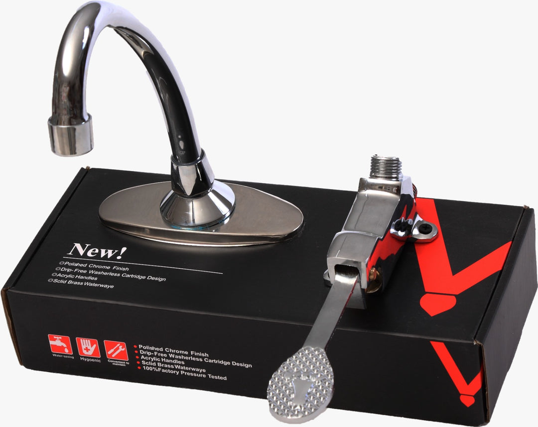 Grifería de Pedal para Lavamanos y Lavaplatos En Kit – Casa Páramo