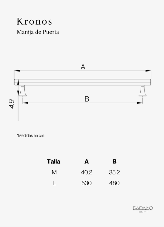 Manija Kronos para Puerta
