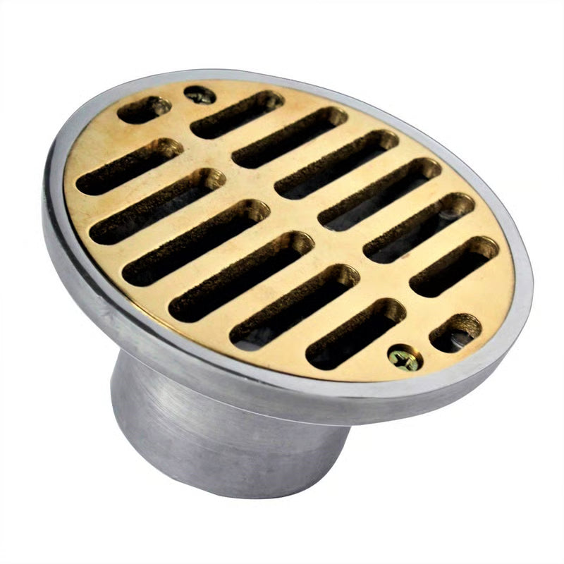 Rejilla redonda bronce,Tradicional, 5" x 4"