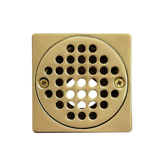 3706 Rejilla redonda (bronce, DR, Anticucaracha, 6" x 4"