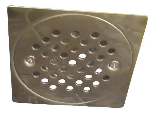 3701 Rejilla cuadrada (bronce, FR, Anticucaracha, 4" x 4" x 3"